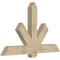 Ekena Millwork Kennewick Rough Sawn Timber Gable Bracket, Douglas Fir, 60"W x 38"H x 4"D x 6"F, 15/12 Pitch GBW060X38X0406KEN00RDF - alternate 5
